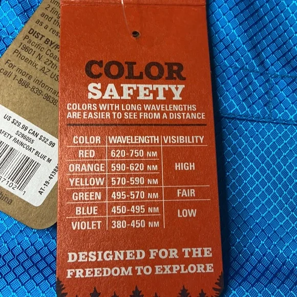 Arcadia Trail dog raincoat blue and grey high visibility - Picture 8 of 15